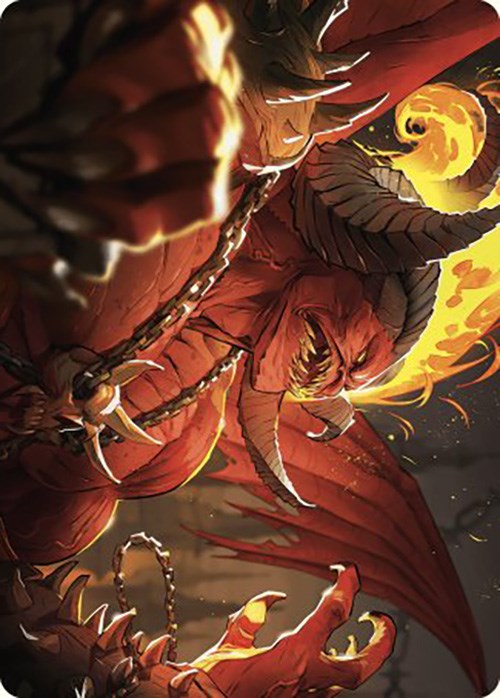 Rakdos, Patron of Chaos Art Card (45/49) [Murders at Karlov Manor Art Series] | Webway Games