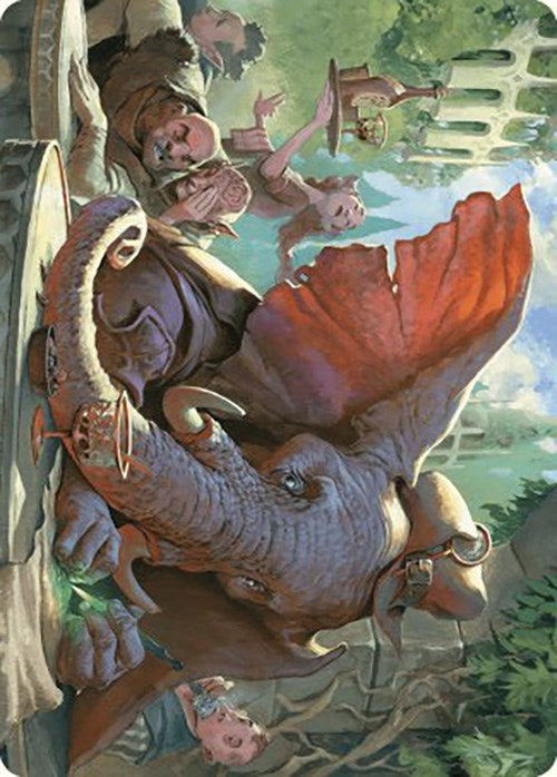 Loxodon Eavesdropper Art Card [Murders at Karlov Manor Art Series] | Webway Games