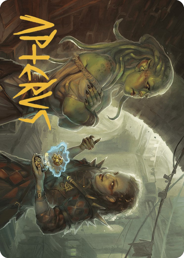 Extract a Confession Art Card (Gold-Stamped Signature) [Murders at Karlov Manor Art Series] | Webway Games