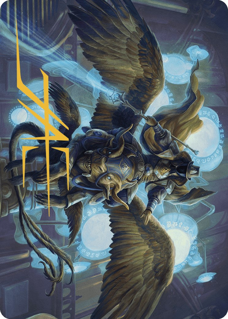 Ezrim, Agency Chief Art Card (Gold-Stamped Signature) [Murders at Karlov Manor Art Series] | Webway Games
