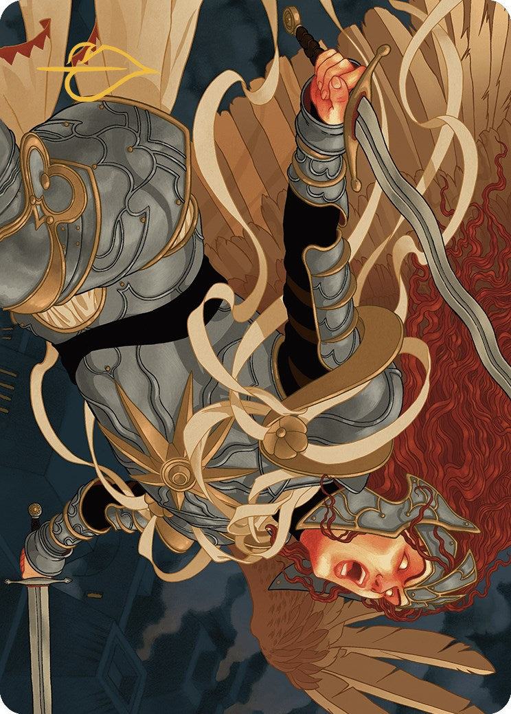 Aurelia, the Law Above Art Card (41/49) (Gold-Stamped Signature) [Murders at Karlov Manor Art Series] | Webway Games