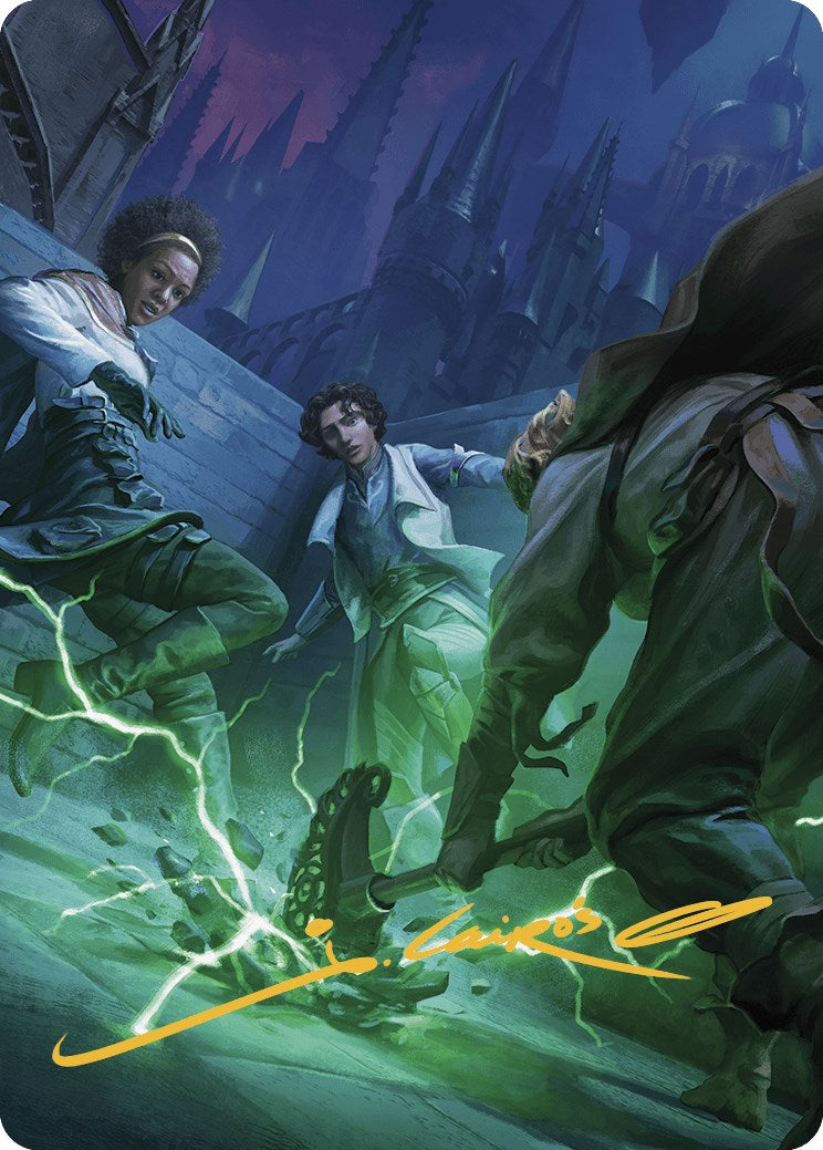Fanatical Strength Art Card (Gold-Stamped Signature) [Murders at Karlov Manor Art Series] | Webway Games