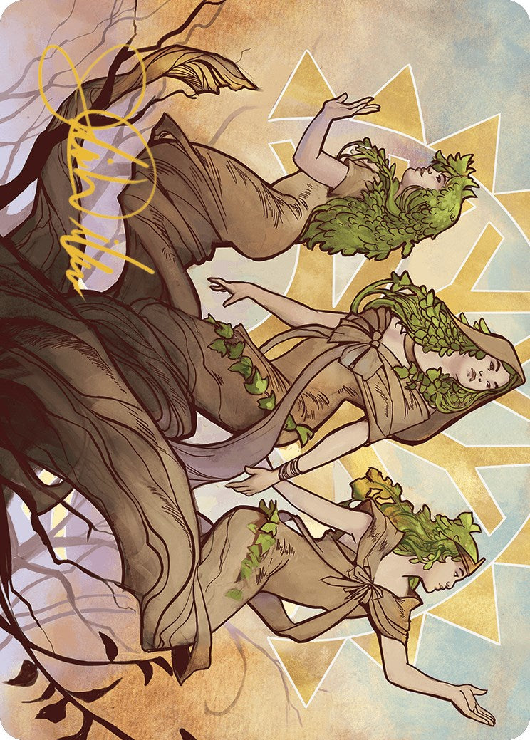 Trostani, Three Whispers Art Card (Gold-Stamped Signature) [Murders at Karlov Manor Art Series] | Webway Games