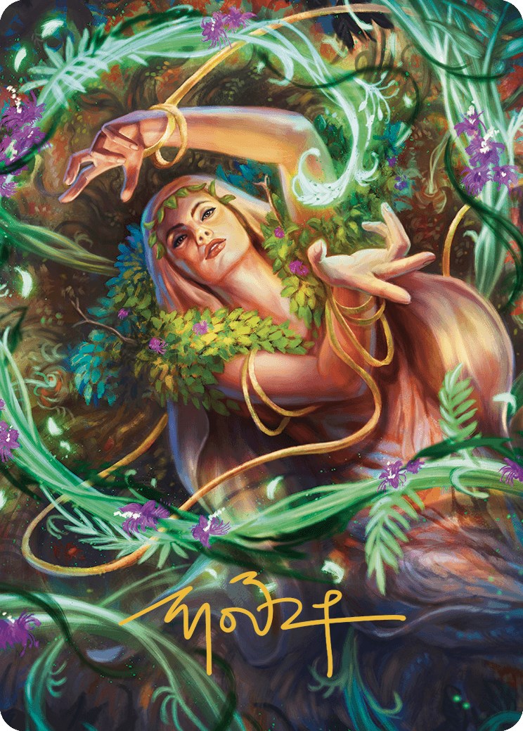 Insidious Roots Art Card (Gold-Stamped Signature) [Murders at Karlov Manor Art Series] | Webway Games