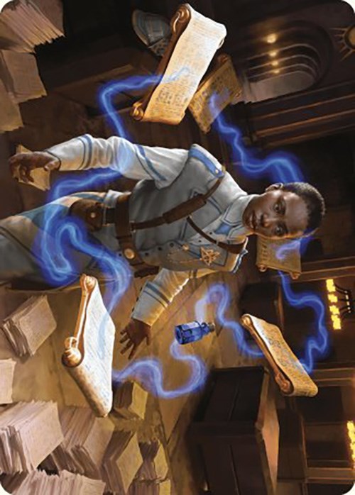 Case File Auditor Art Card [Murders at Karlov Manor Art Series] | Webway Games
