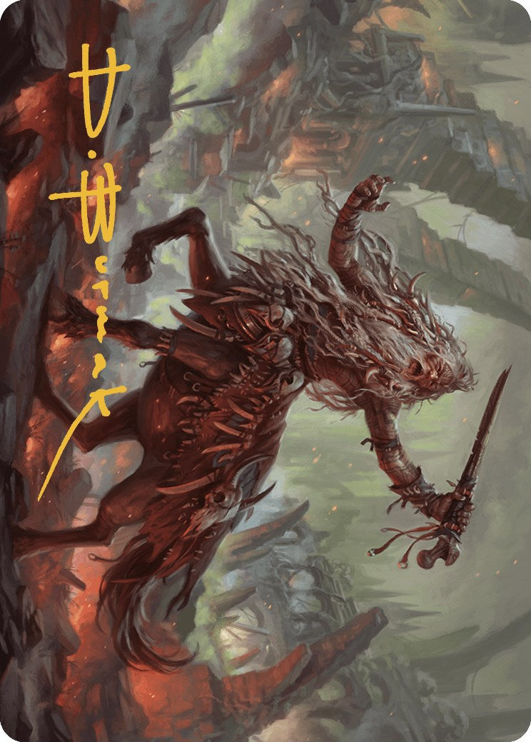 Yarus, Roar of the Old Gods Art Card (24/49) (Gold-Stamped Signature) [Murders at Karlov Manor Art Series] | Webway Games