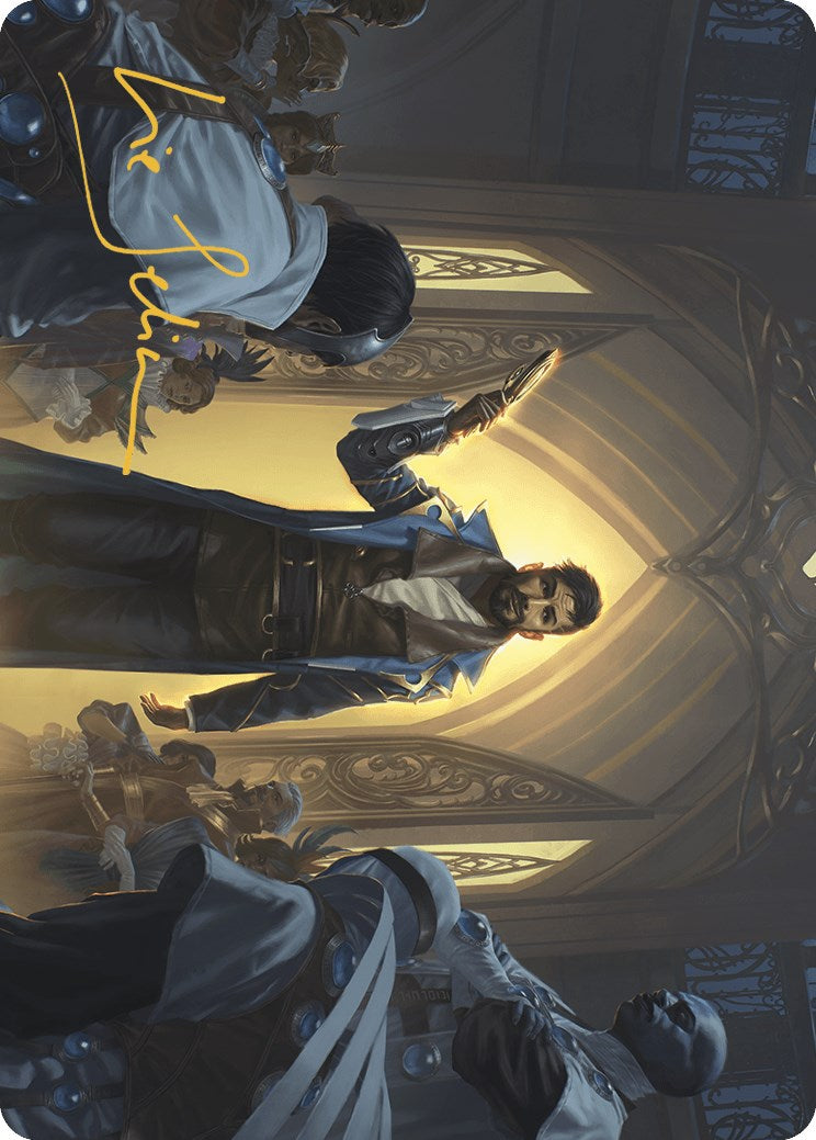 Auspicious Arrival Art Card (Gold-Stamped Signature) [Murders at Karlov Manor Art Series] | Webway Games