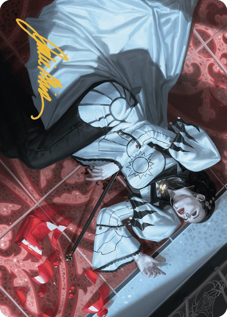 Deadly Complication Art Card (18/49) (Gold-Stamped Signature) [Murders at Karlov Manor Art Series] | Webway Games