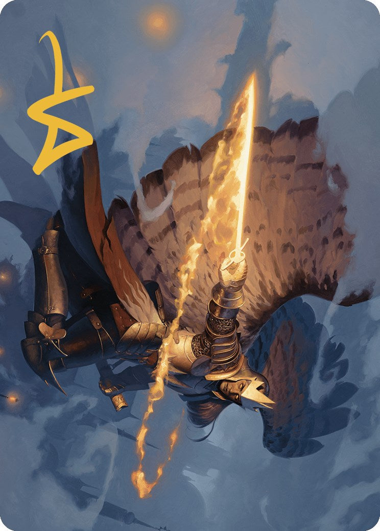 Aurelia's Vindicator Art Card (Gold-Stamped Signature) [Murders at Karlov Manor Art Series] | Webway Games