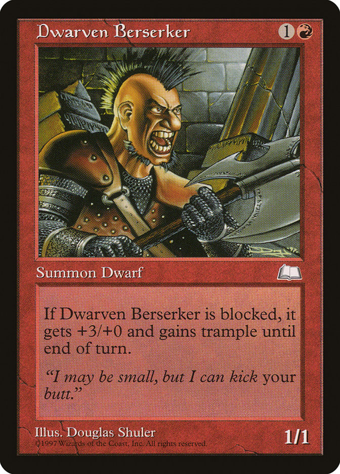Dwarven Berserker [Weatherlight] | Webway Games