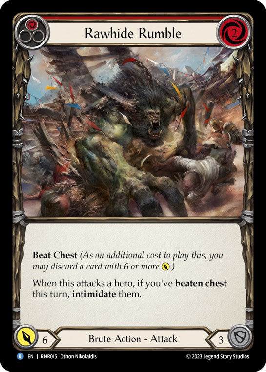 Rawhide Rumble (Red) [RNR015] (Rhinar Hero Deck) | Webway Games