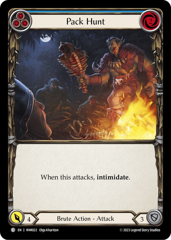 Pack Hunt (Blue) [RNR022] (Rhinar Hero Deck) | Webway Games