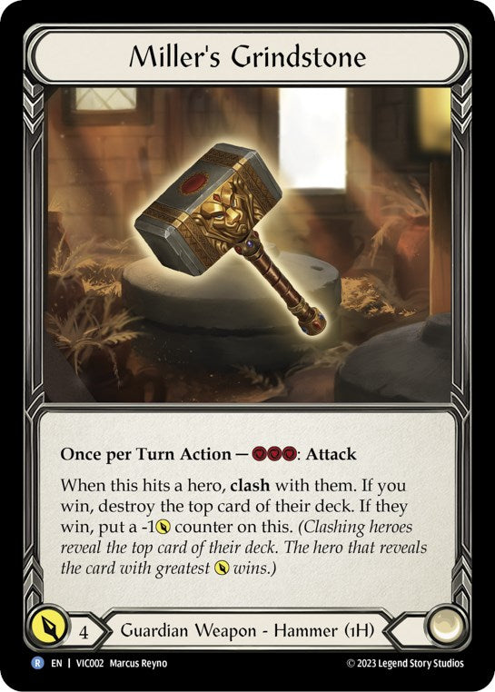 Miller's Grindstone [VIC002] (Heavy Hitters Victor Blitz Deck) | Webway Games