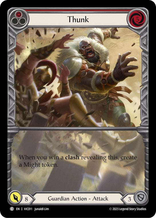Thunk (Red) [VIC011] (Heavy Hitters Victor Blitz Deck) | Webway Games