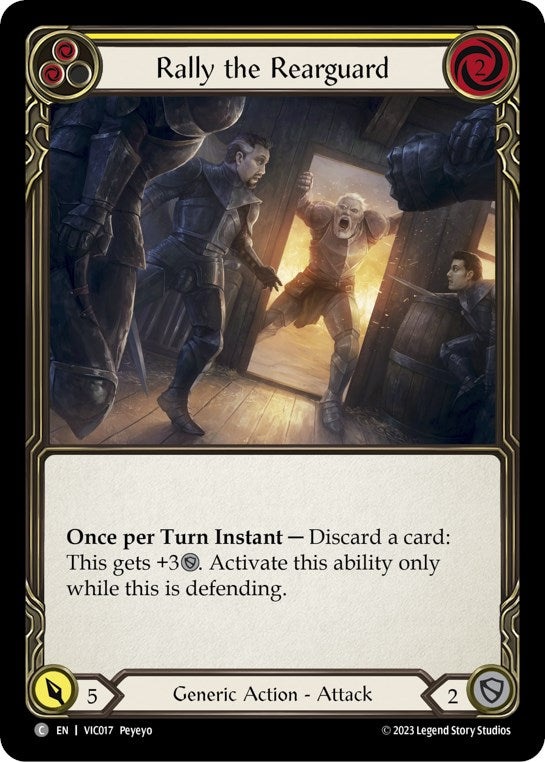 Rally the Rearguard (Yellow) [VIC017] (Heavy Hitters Victor Blitz Deck) | Webway Games