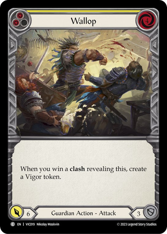 Wallop (Yellow) [VIC019] (Heavy Hitters Victor Blitz Deck) | Webway Games