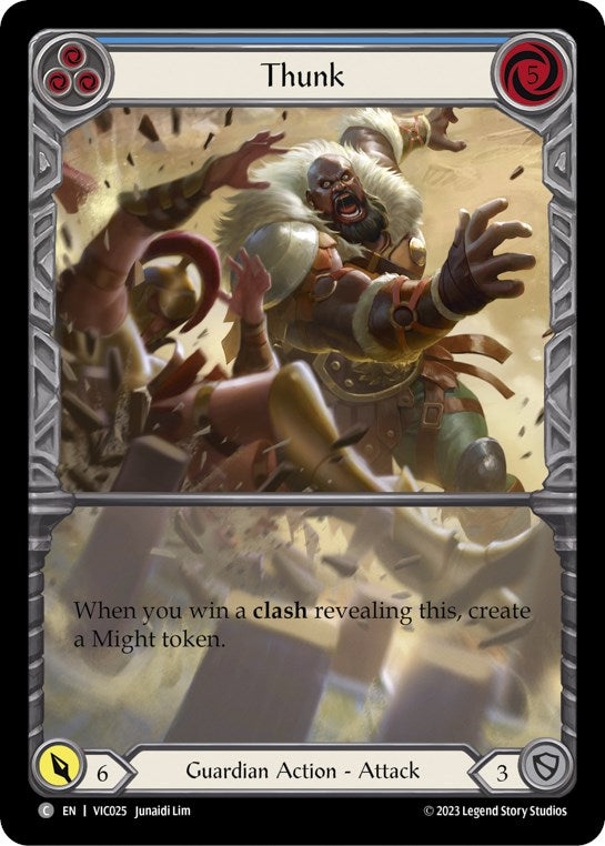 Thunk (Blue) [VIC025] (Heavy Hitters Victor Blitz Deck) | Webway Games
