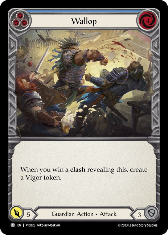 Wallop (Blue) [VIC026] (Heavy Hitters Victor Blitz Deck) | Webway Games