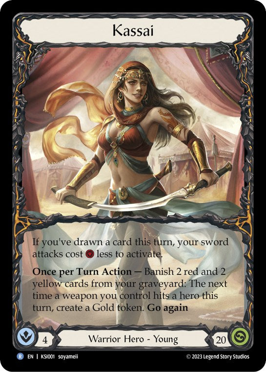Kassai [KSI001] (Heavy Hitters Kassai Blitz Deck)  Rainbow Foil | Webway Games
