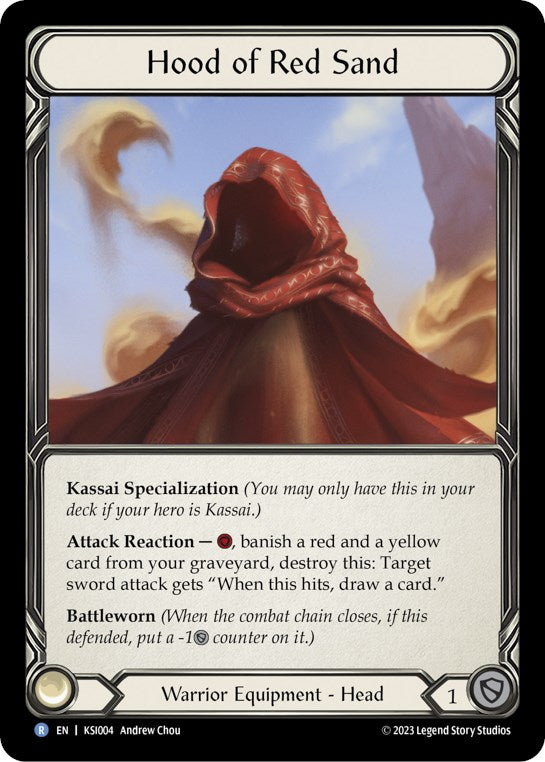 Hood of the Red Sand [KSI004] (Heavy Hitters Kassai Blitz Deck) | Webway Games