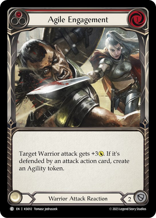 Agile Engagement (Red) [KSI012] (Heavy Hitters Kassai Blitz Deck) | Webway Games