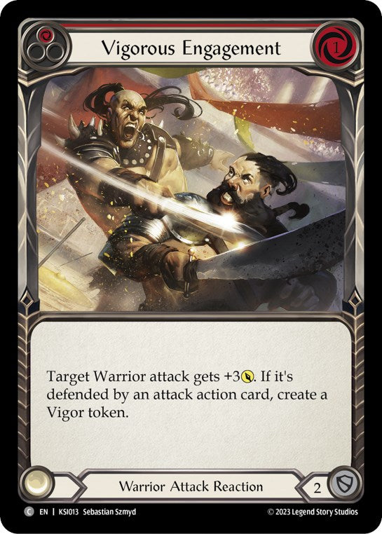 Vigorous Engagement (Red) [KSI013] (Heavy Hitters Kassai Blitz Deck) | Webway Games
