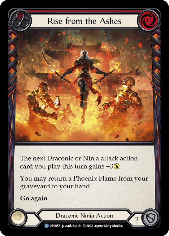 Rise from the Ashes (Red) [UPR057] (Uprising)  Rainbow Foil | Webway Games