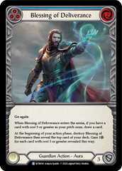 Blessing of Deliverance (Blue) [U-WTR056] (Welcome to Rathe Unlimited)  Unlimited Rainbow Foil | Webway Games