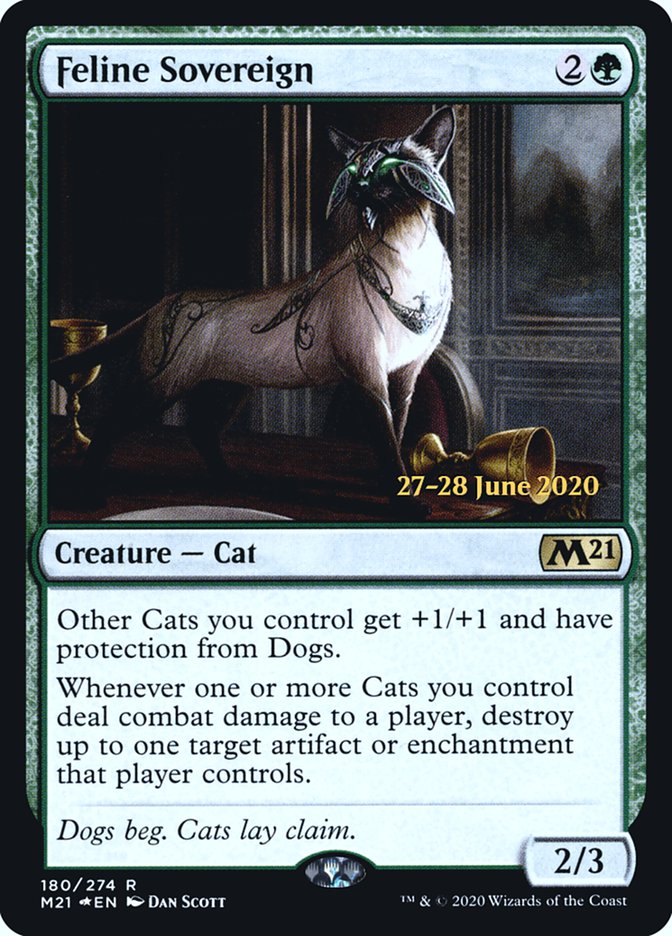 Feline Sovereign  [Core Set 2021 Prerelease Promos] | Webway Games