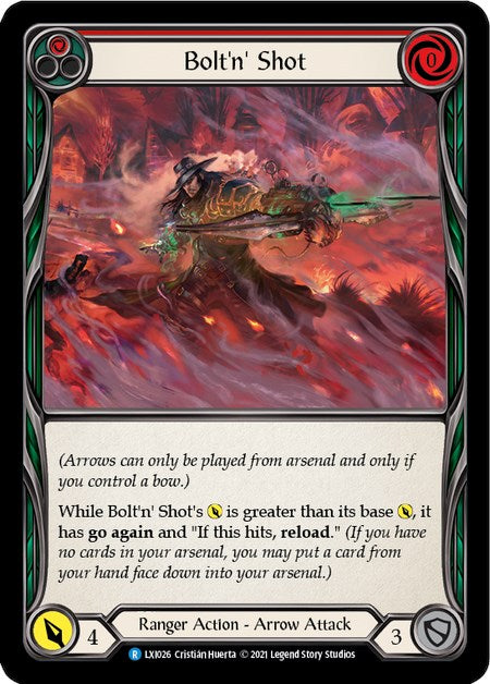 Bolt'n Shot (Red) [LXI026] (Tales of Aria Lexi Blitz Deck)  1st Edition Normal | Webway Games