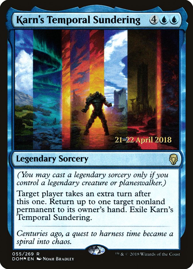 Karn's Temporal Sundering  (Prerelease) [Dominaria Prerelease Promos] | Webway Games