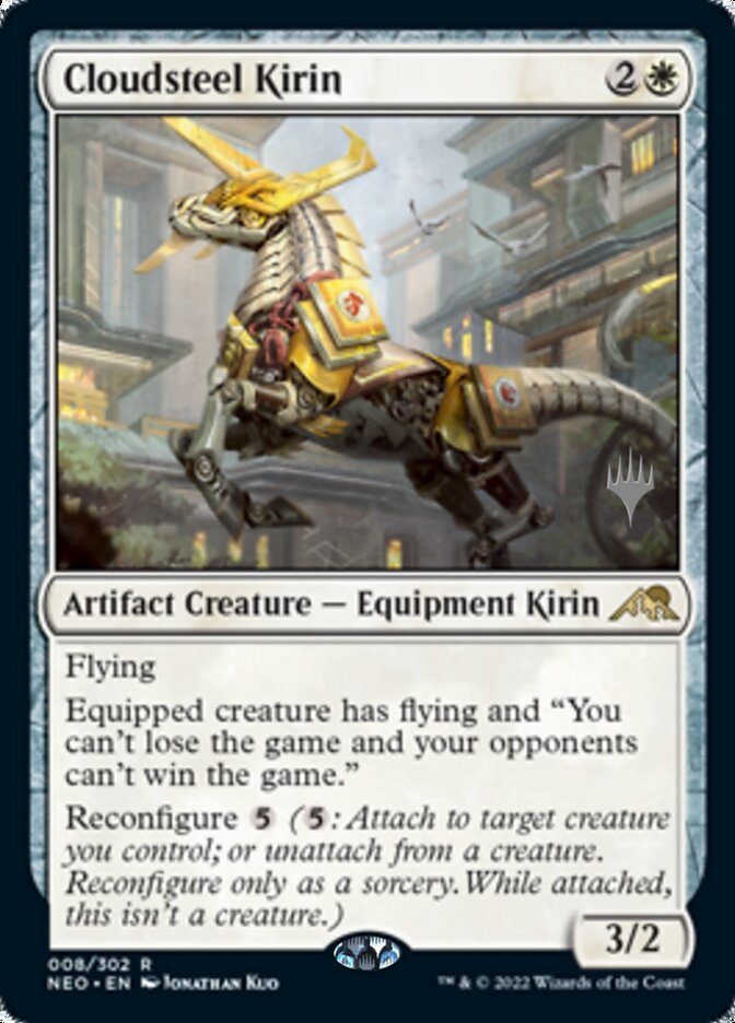 Cloudsteel Kirin (Promo Pack) [Kamigawa: Neon Dynasty Promos] | Webway Games