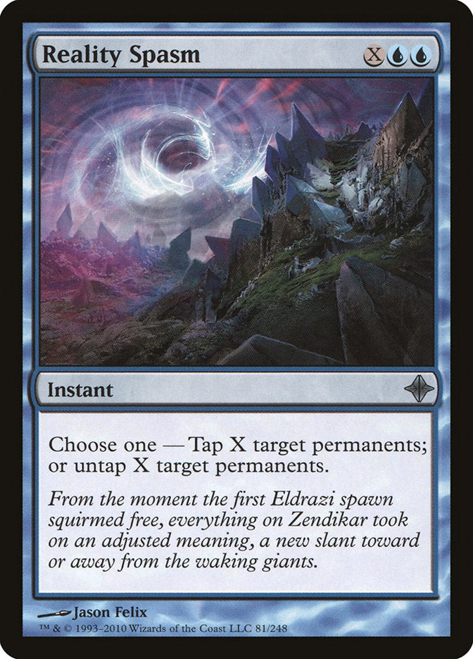 Reality Spasm [Rise of the Eldrazi] | Webway Games