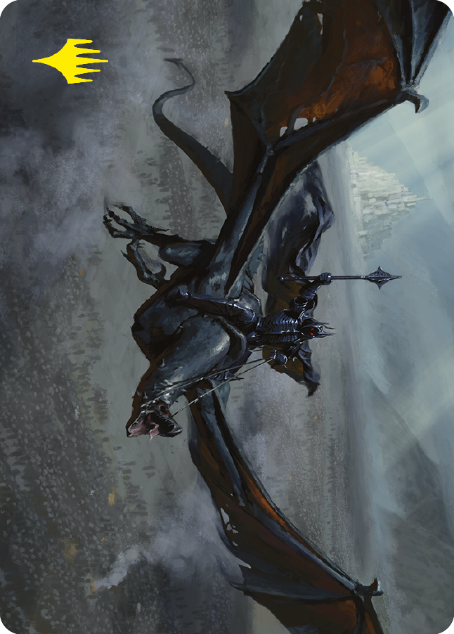 Lord of the Nazgul Art Card (Gold-Stamped Signature) [The Lord of the Rings: Tales of Middle-earth Art Series] | Webway Games