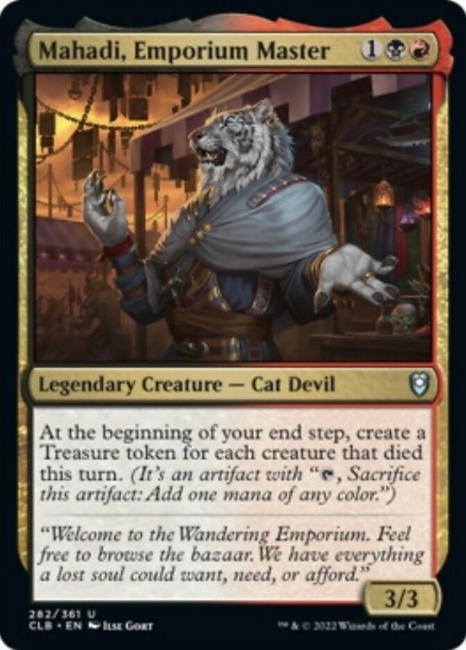 Mahadi, Emporium Master [Commander Legends: Battle for Baldur's Gate] | Webway Games