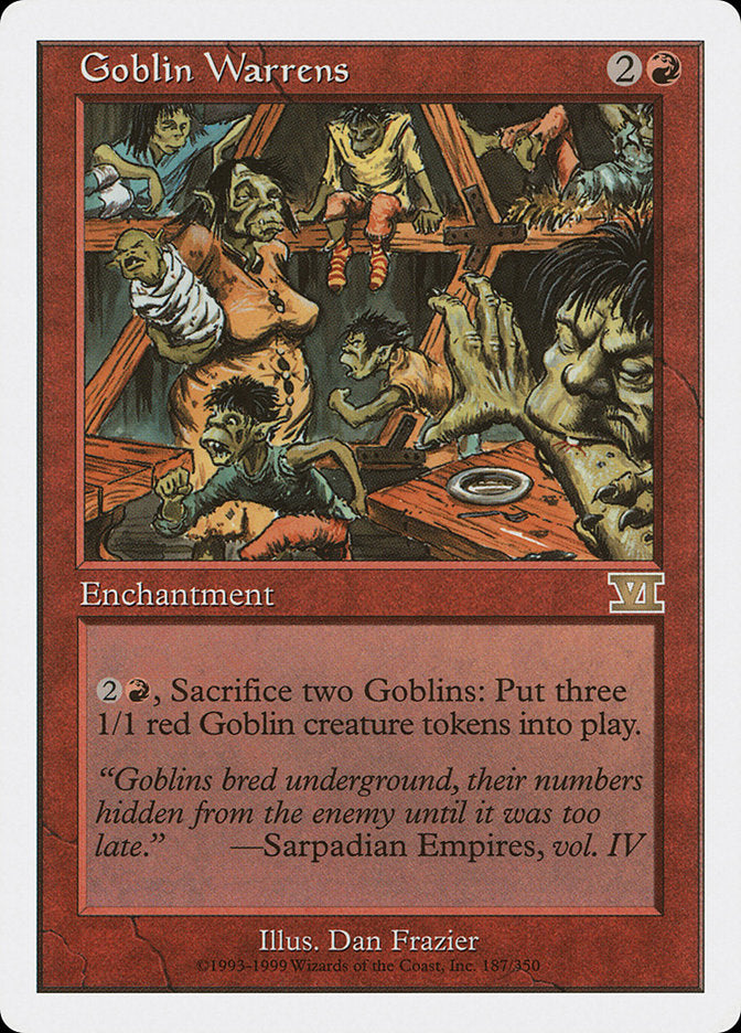 Goblin Warrens [Classic Sixth Edition] | Webway Games