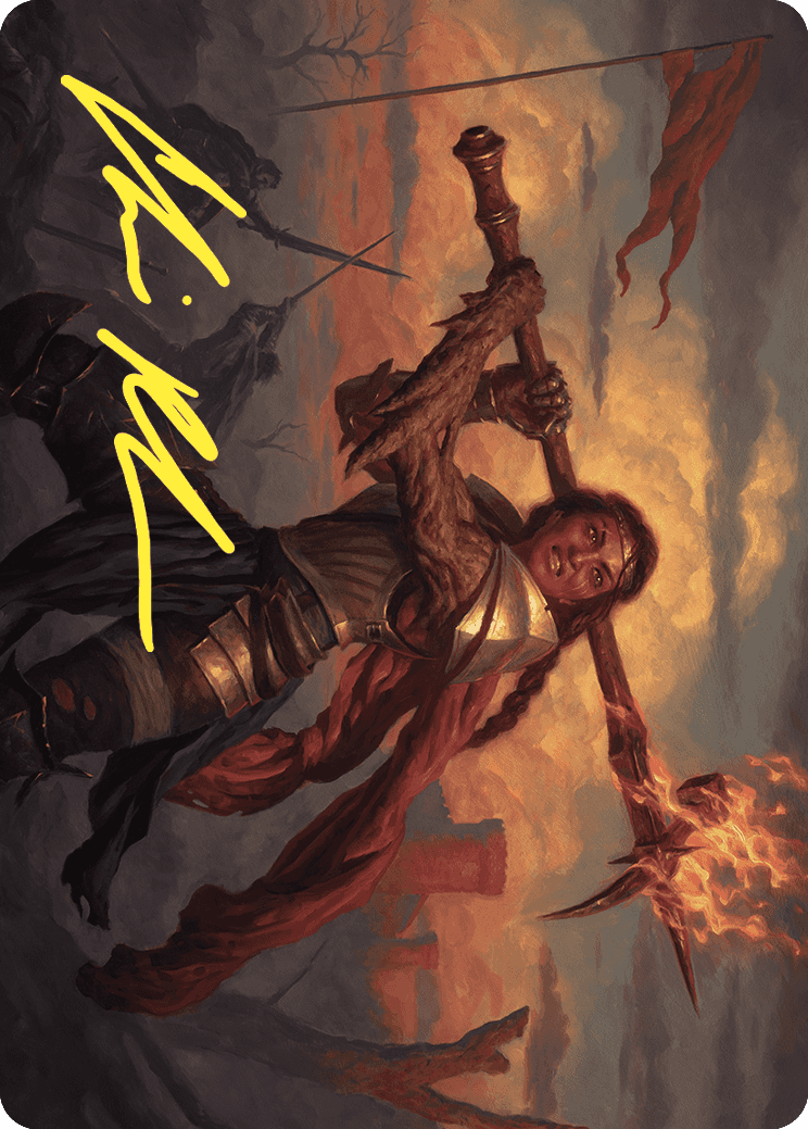Imodane, the Pyrohammer Art Card (Gold-Stamped Signature) [Wilds of Eldraine Art Series] | Webway Games