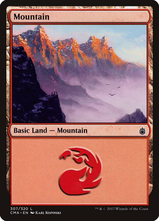 Mountain (#307) [Commander Anthology] | Webway Games