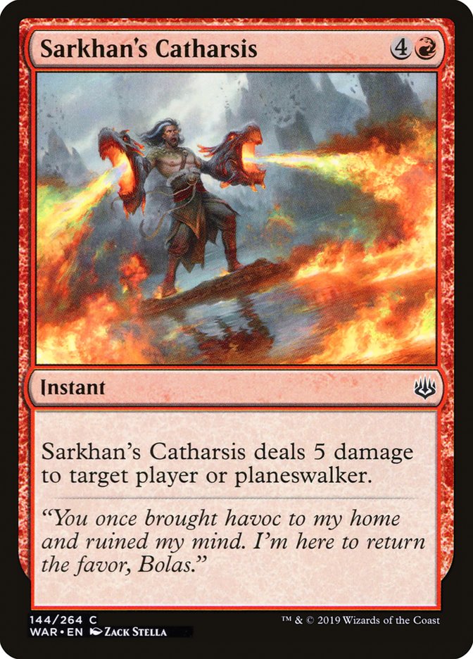 Sarkhan's Catharsis [War of the Spark] | Webway Games