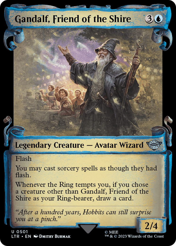 Gandalf, Friend of the Shire [The Lord of the Rings: Tales of Middle-Earth Showcase Scrolls] | Webway Games