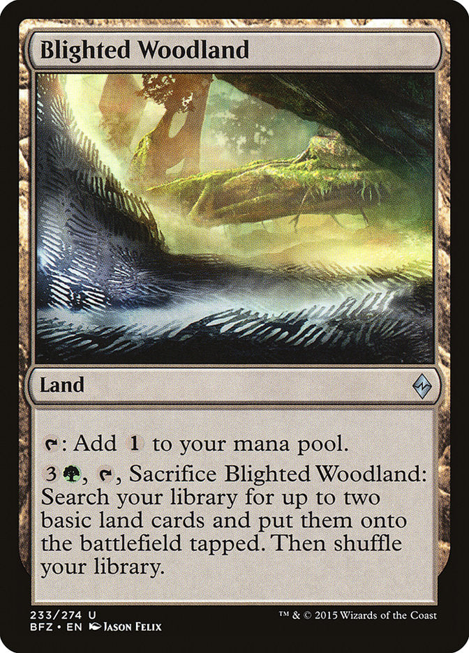 Blighted Woodland [Battle for Zendikar] | Webway Games