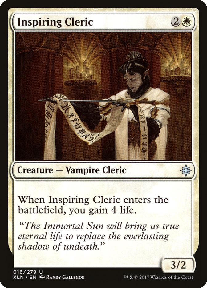 Inspiring Cleric [Ixalan] | Webway Games