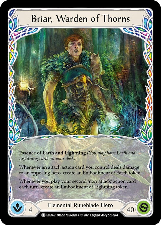 Briar, Warden of Thorns // Briar [ELE062 // ELE063] (Tales of Aria Unlimited) | Webway Games