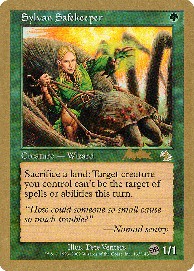 Sylvan Safekeeper (Brian Kibler) (SB) [World Championship Decks 2002] | Webway Games