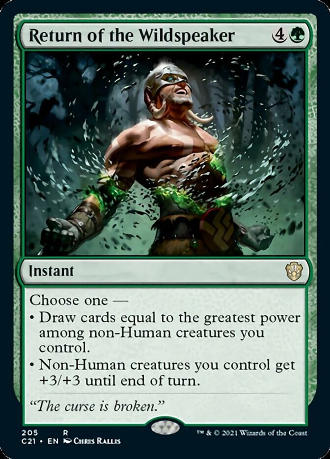 Return of the Wildspeaker [Commander 2021] | Webway Games