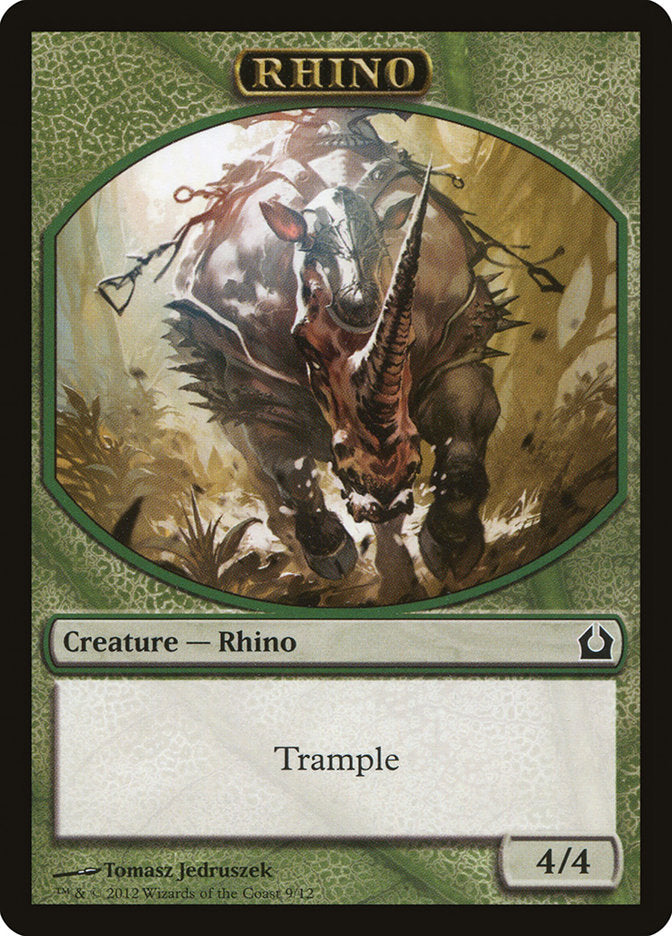 Rhino [Return to Ravnica Tokens] | Webway Games