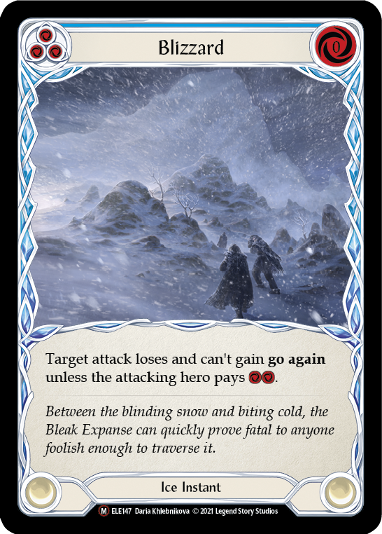 Blizzard [U-ELE147] Unlimited Rainbow Foil | Webway Games