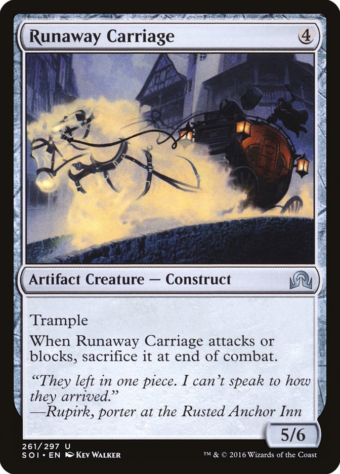 Runaway Carriage [Shadows over Innistrad] | Webway Games
