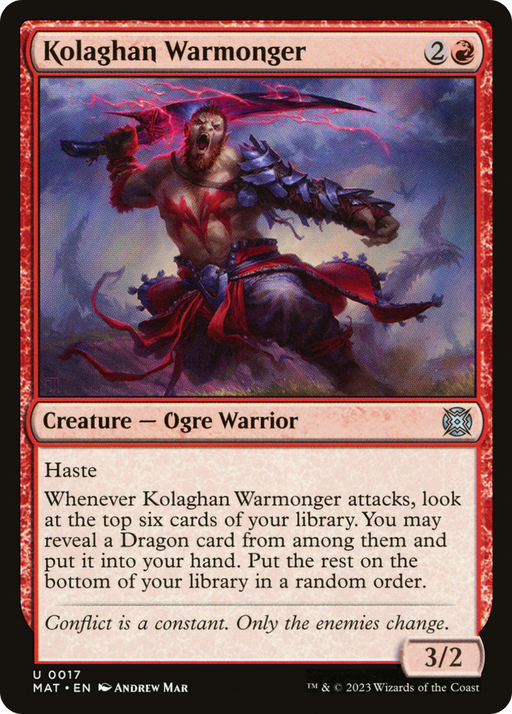 Kolaghan Warmonger [March of the Machine: The Aftermath] | Webway Games