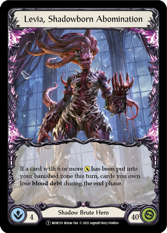 Levia, Shadowborn Abomination // Levia [U-MON119 // U-MON120] Unlimited Normal | Webway Games